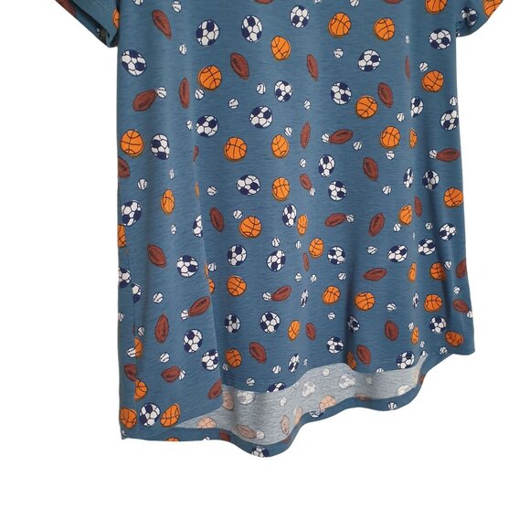 Lularoe Women M Classic T Sports Pattern Basketball Baseball Soccer Comfort - Picture 7 of 7
